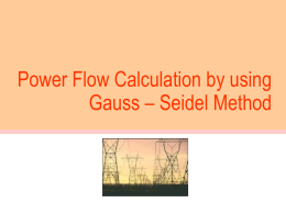 Guass - Seidel Method