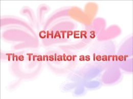 Presentation – Chapter3