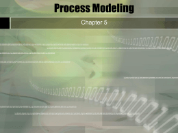 Chapter 5 Process Modeling
