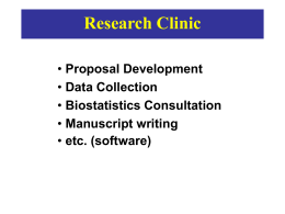 Research Clinic