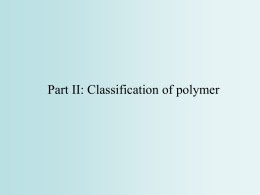 3.Classification of Polymer 1