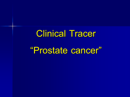 Clinical Tracer “Prostate cancer