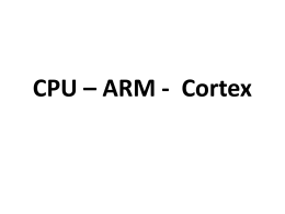 6 .Cpu ARM Cortex