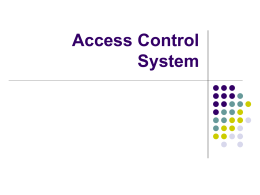 Access Control 20110704