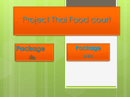 HW1-Project Thai Food court G.2