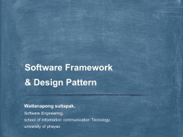 Ch8-Framework and Design Pattern