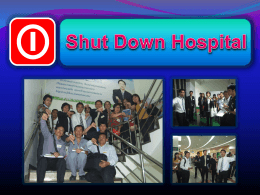 Shut Down Hospital ผังโครงสร้างคณะกรรมการจัดการพลังงาน ประธาน
