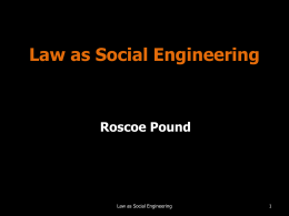 4 Law as Social Engineering