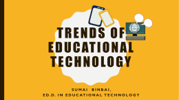 Trend of educational technology2