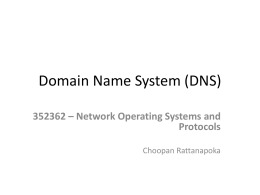 root name server - Choopan Rattanapoka
