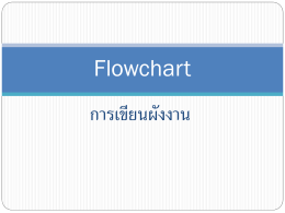 การเขียน Flowchart