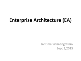 Enterprise Architecture (EA)