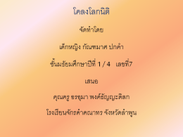 โคลงโลกนิติ จัดทำโดย เด็กหญิง กัณฑมาศ ปกคำ ชั้นมธัยมศึกษาปีที่ 1 / 4