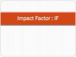 08_Impact Factor