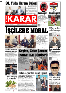 22 Eylül 2016 - Kesin Karar Gazetesi