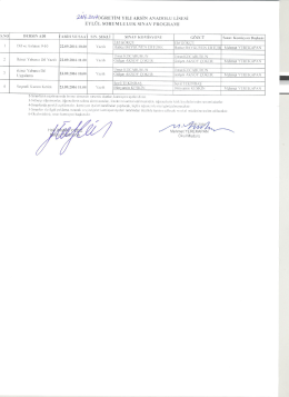 2016-2017 eğitim-öğretim yılı arsin anadolu lisesi eylül ayı