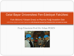 Detaylı Bilgi - BAP - Celal Bayar Üniversitesi