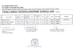 Page 1 İLETİŞİM FAKÜLTESİ -- İLETİŞİM TASARIMI BÖLÜMÜ ss