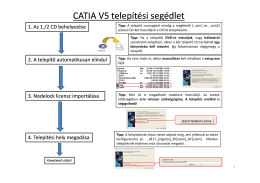 CATIA V5 általános telepítési útmutató - CAD