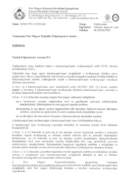 Tájékoztató