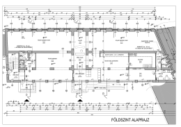 Az &eacute;p&uuml;let alaprajza