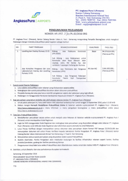 Page 1 PT. Angkasa Pura I (Persero) Ar Kantor Cabang Semarang