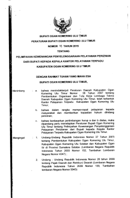 perbup-no-39-tahun-2015 - BPK RI Perwakilan Provinsi Sumatera