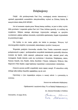 21 - Zielone szkoły