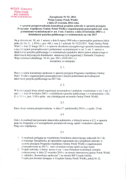 Zarzadzenie nr 54.2016