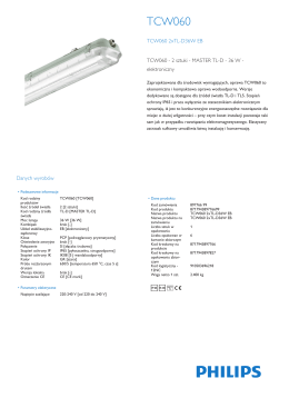 Waterproof TCW060 surface-mounted/suspended