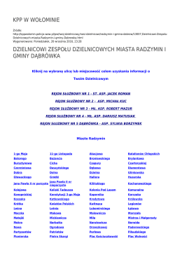 Generuj PDF - KPP w Wołominie