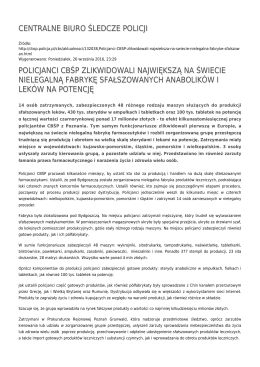 Generuj PDF - Centralne Biuro Śledcze Policji