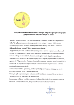 Bezpieczne Gospodarstwo Rolne - KRUS