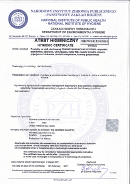 Page 1 NARODOWY INSTYTUT ZDROWIA PUBLICZNEGO