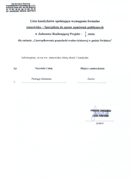 szczeg&oacute;ły - Świdnickie Gminne Przedsiębiorstwo Komunalne