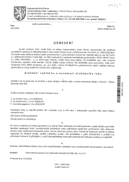 Dražební vyhláška