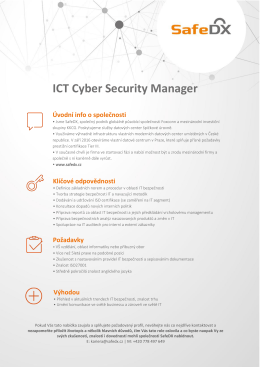 ICT Cyber Security Manager