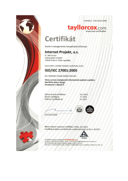 ISO/IEC 27001:2005 (Tayllorcox)