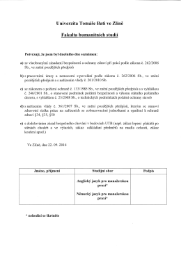 Instrukt&aacute;ž pro filology - Univerzita Tom&aacute;&scaron;e Bati ve Zl&iacute;ně
