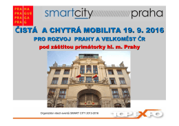 Veselá Miloslava: Smart City 2016, úvod ke