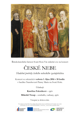České nebe - plakát