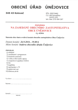 Čti  - &Uacute;nějovice