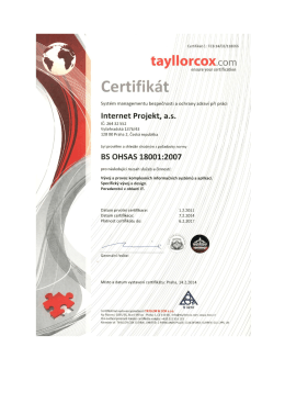 BS OHSAS 18001:2007 (tayllorcox)[PDF, 370