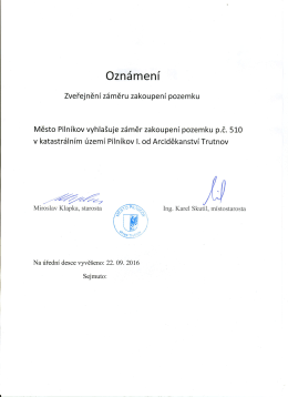 Pozemek p.č. 510