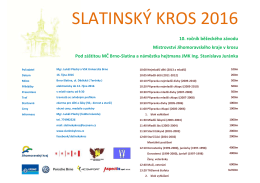 slatinský kros 2016 - Slatinský kros | Vstoupit