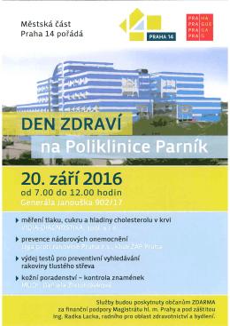 Den zdraví 2016