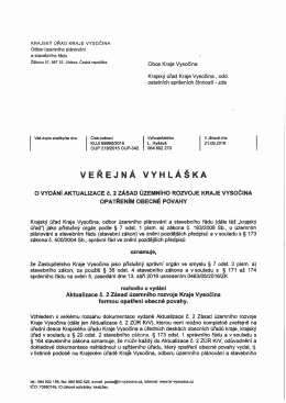 Veřejná vyhláška