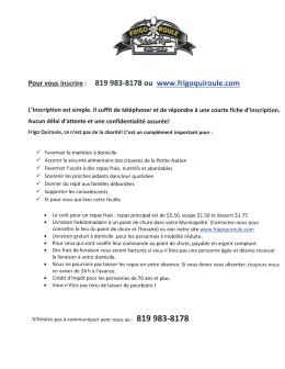 consulter ici l` information frigo qui roule