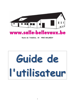Guide de la Salle - PDF