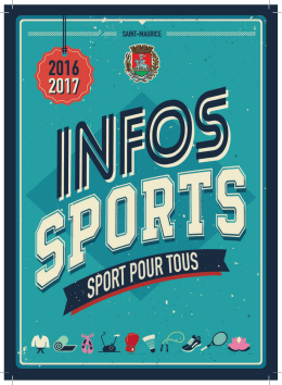 Guide des sports 2016/2017 - Saint